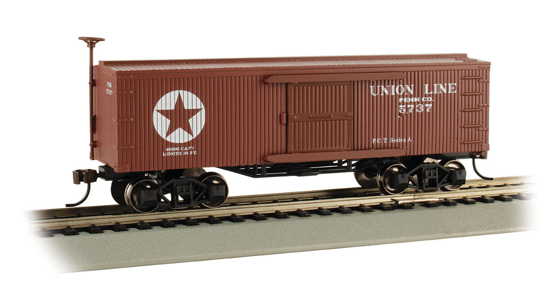 Bachmann 72310 HO Scale 34' Old Time Wood Boxcar Union Line