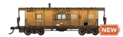 Bachmann 73213 HO Scale Workhorse Series Bay Window Caboose Milwaukee Road MILW 992219