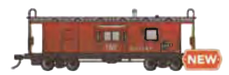 Bachmann 73214 HO Scale Workhorse Series Bay Window Caboose Norfolk & Western NW 557597