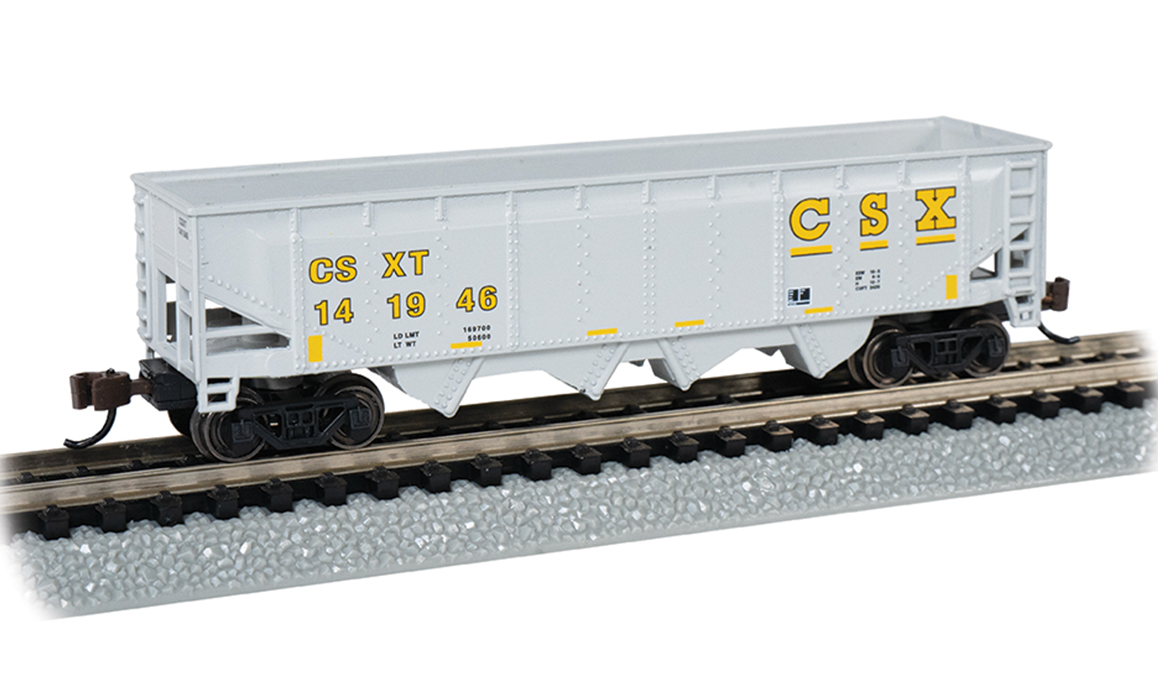 Bachmann 73351 N Scale 40' 4 Bay Quad Hopper CSXT 141946