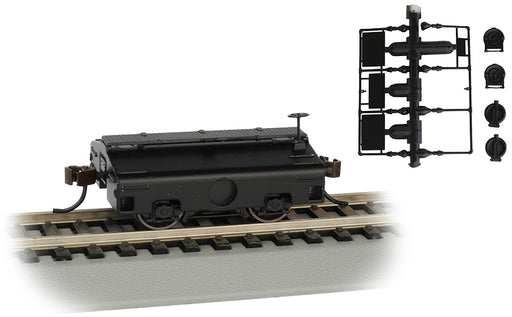 Bachmann 74405 HO Scale Test Weight Scale Car Painted Unlettered - Black