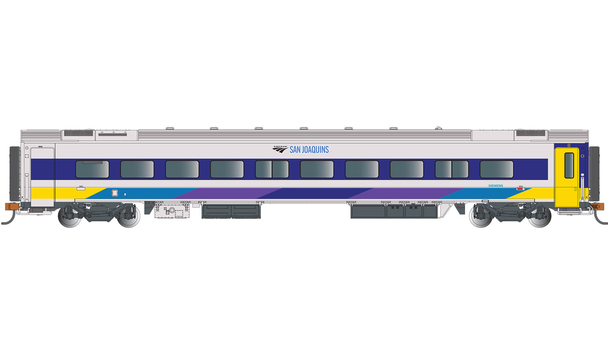 Bachmann 74514 HO Scale Siemens Venture Passenger Coach Amtrak San Joaquins 9003