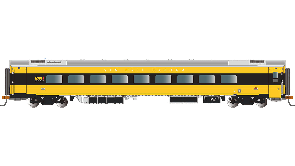 Bachmann 74519 HO Scale Siemens Venture Passenger Coach Via Rail 2917 (Lumi Scheme)