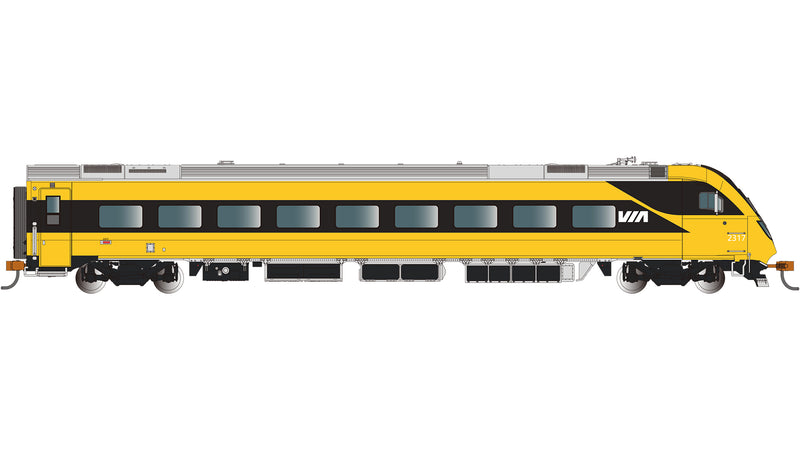 Bachmann 74522 HO Scale Siemens Venture Passenger Cab Car Via Rail Canada 2317 (Lumi Scheme)