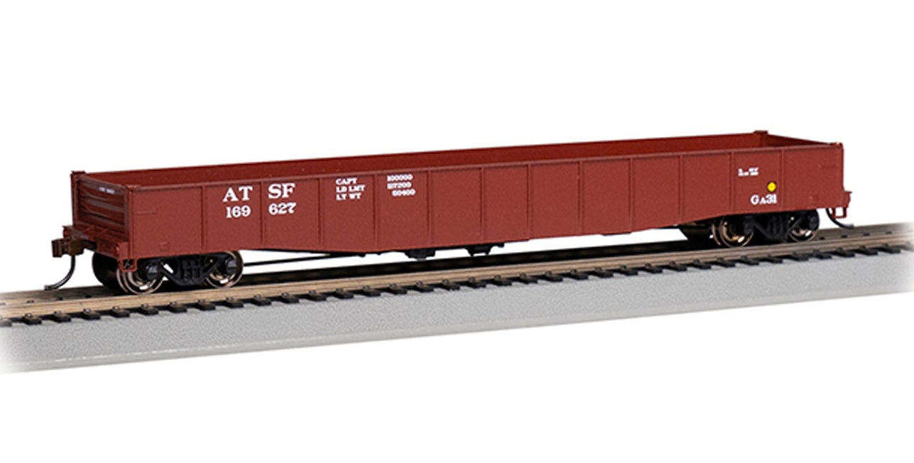 Bachmann 74801 HO Scale 50'6" Drop End Gondola Santa Fe ATSF