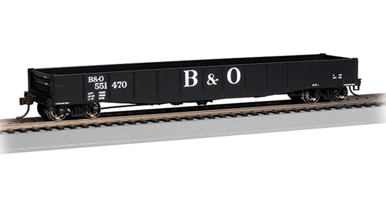 Bachmann 74802 HO Scale 50'6" Drop End Gondola Baltimore & Ohio B&O