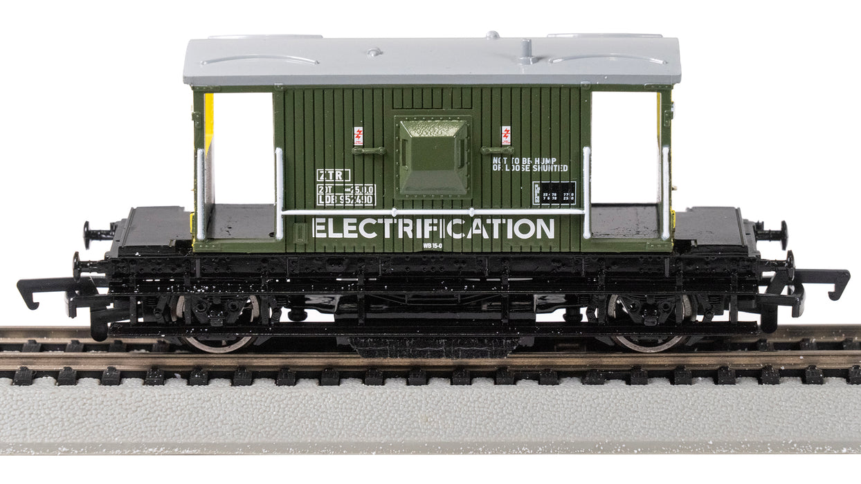 Bachmann 74904 HO Scale British Railways Brake Van Track Cleaning Car Departmental LDB952490 (Electrification)