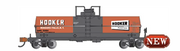 Bachmann 75853 N Scale Large Dome Chemical Tank Car Hooker SHPX 15684