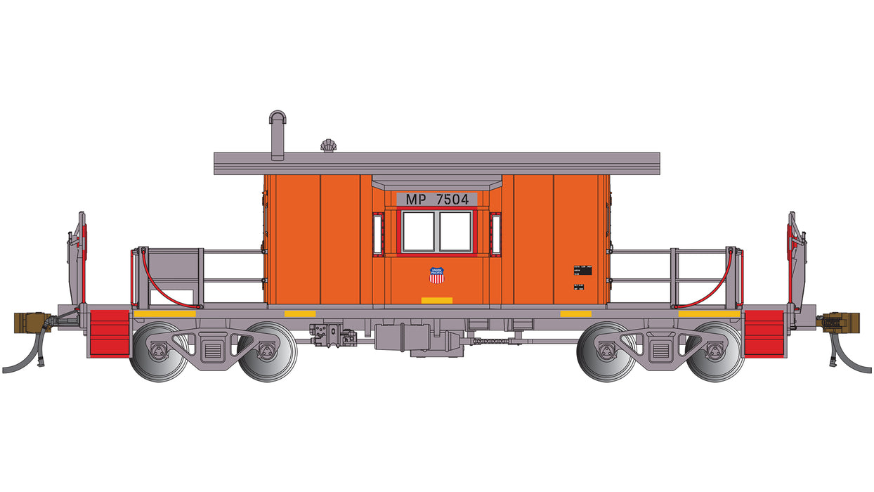 Bachmann 76406 HO Scale Transfer Caboose Union Pacific MP 7504
