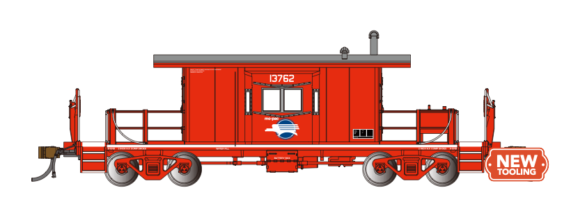 Bachmann 76451 N Scale Transfer Caboose Missouri Pacific MP 13762