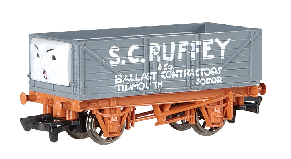 Bachmann 77041 HO Scale Thomas and Friends S.C. Ruffey Gondola