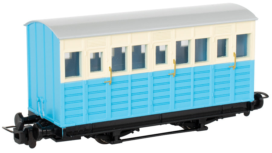 Bachmann 77204 HO Scale Thomas & Friends Narrow Gauge Blue Carriage (Runs on N Scale Track)