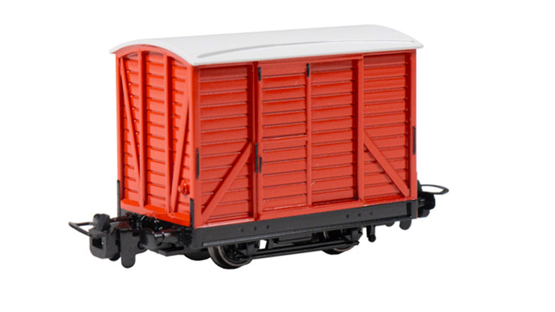 Bachmann 77209 HO Scale Thomas & Friends Narrow Gauge Box Van - Red (Runs on N Scale Track)