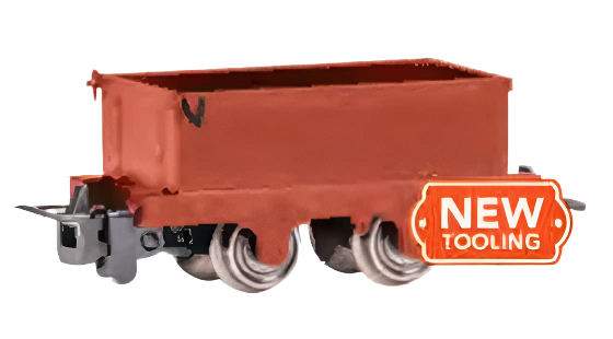 Bachmann 77308 HO Scale Thomas & Friends Narrow Gauge Gondola Oxide Red (Runs on N Scale Track)