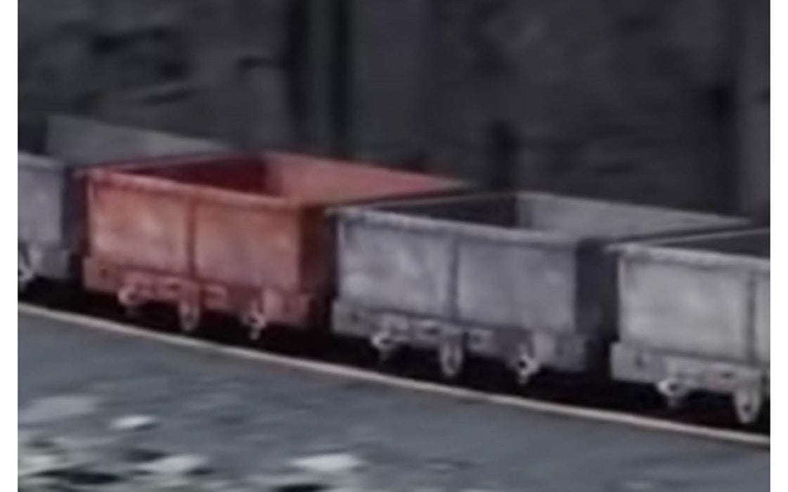 Bachmann 77308 HO Scale Thomas & Friends Narrow Gauge Gondola Oxide Red (Runs on N Scale Track)