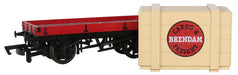 Bachmann 77402 HO Scale Thomas & Friends 1 Plank Wagon with Brendam Cargo & Freight Crate
