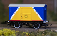 Bachmann 77413 HO Scale Thomas &amp; Friends 12 Ton Box Van - Funfair Blue