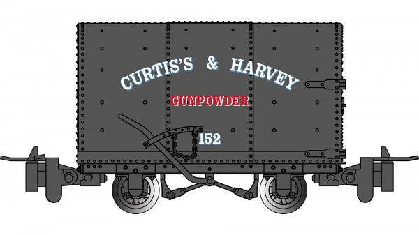 Bachmann 77507 HOn30 Scale Curtis's & Harvey Gunpowder Wagon #152