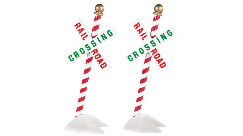Bachmann 92203 G Gauge Christmas Crossbucks (1 Pair)