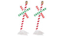 Bachmann 92203 G Gauge Christmas Crossbucks (1 Pair)