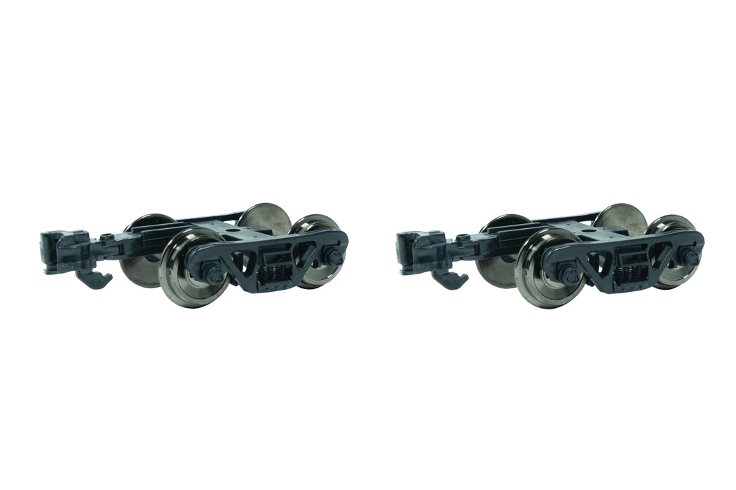 Bachmann 92430 G Gauge (1:29) Roller Bearing Trucks with Metal Wheels (1 Pair)
