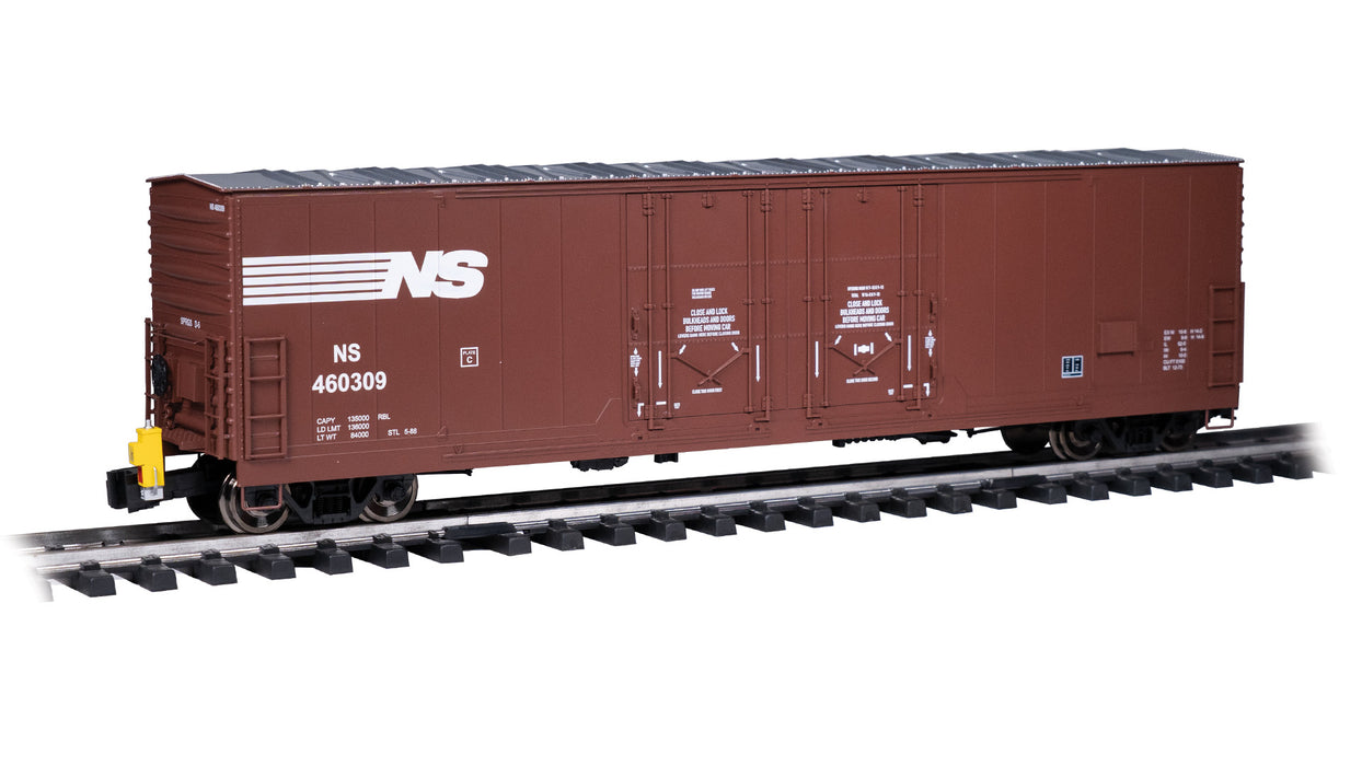 Bachmann 93553 G Scale (1:29) 53' Evans Boxcar with End of Train Device Norfolk Southern NS 460309