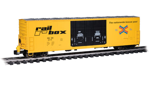 Bachmann 93554 G Scale (1:29) 53' Evans Boxcar with End of Train Device Railbox RBOX 32113