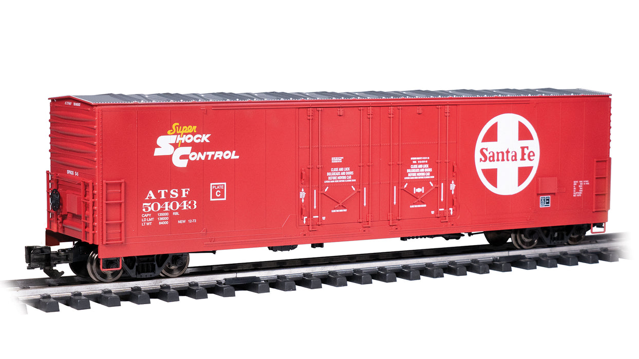 Bachmann 93570 G Scale (1:29) 53' Evans Boxcar Santa Fe ATSF 504043