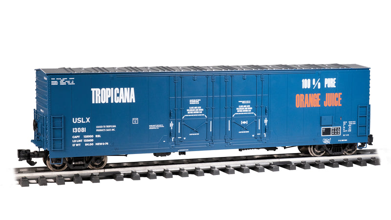 Bachmann 93574 G Scale (1:29) 53' Evans Boxcar Tropicana USLX 13081