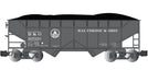 Bachmann 94001 G Scale (1:29) 2 Bay Offset Open Hopper Baltimore & Ohio B&O 427220 (with Removable Coal Load)