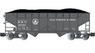 Bachmann 94002 G Scale (1:29) 2 Bay Offset Open Hopper Baltimore & Ohio B&O 427313 (with Removable Coal Load)
