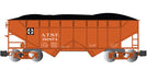 Bachmann 94005 G Scale (1:29) 2 Bay Offset Open Hopper Santa Fe ATSF 180874 (with Removable Coal Load)