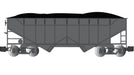 Bachmann 94007 G Scale (1:29) 2 Bay Offset Open Hopper - Black Unlettered (with Removable Coal Load)