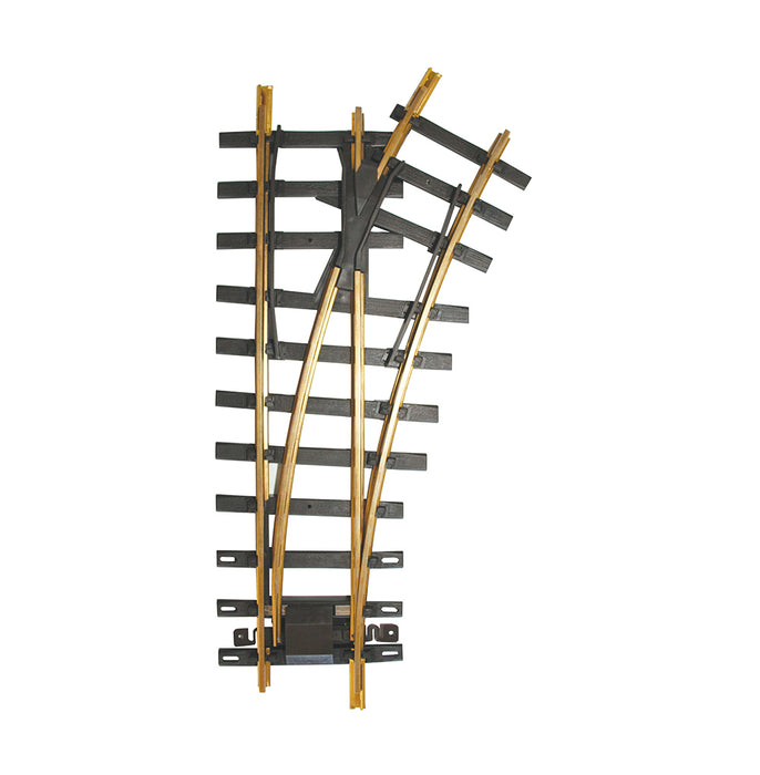 Bachmann 94658 G Gauge Manual 30 Degree Brass Turnout - Right Hand