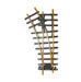 Bachmann 94659 G Gauge Manual 30 Degree Brass Turnout - Left Hand