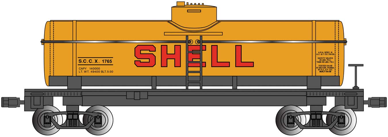 Bachmann 95001 G Scale (1:29) Single Dome Tank Car Shell 1765