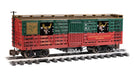 Bachmann 98709 G Gauge 40' Animated Stock Car with Reindeer North Pole & Southern 1224