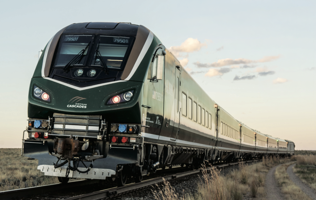 Bachmann HO Scale Siemens Airo Passenger Amtrak Cascades