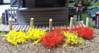 Bachmann SceneScapes 31034 Yellow & Red Grass Tufts 6mm / 1/4" (100 Pack)
