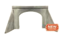 Bachmann SceneScapes 32402 HO Scale Concrete Double Track Tunnel Portal (2 Pack)