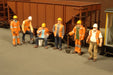 Bachmann SceneScapes 33106 HO Scale Maintenance Workers Figures (6 Pack)