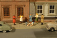 Bachmann SceneScapes 33117 HO Scale Sidewalk People Figures (7 Pack)