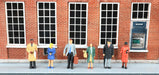 Bachmann SceneScapes 33120 HO Scale Standing Office Workers Figures (6 Pack)