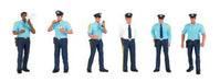 Bachmann SceneScapes 33154 O Scale Police Figures (6 Pack)