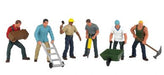Bachmann SceneScapes 33155 O Scale Construction Workers Figures (6 Pack)
