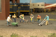 Bachmann SceneScapes 33155 O Scale Construction Workers Figures (6 Pack)