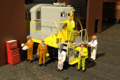 Bachmann SceneScapes 33163 O Scale Mechanics Figures (6 Pack)