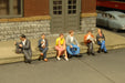 Bachmann SceneScapes 33261 N Scale Seated Platform Figures (6 Pack)