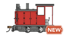 Bachmann Spectrum 28178 On30 Scale Davenport 0-4-0 Gas Mechanical Painted Unlettered - Red & Black