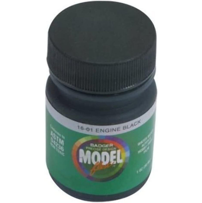 Badger 16-01 MODELFlex Acrylic Paint 1oz Engine Black
